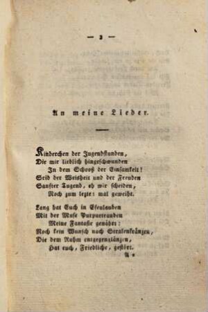Gedichte. 1. (1804). - VIII, 224 S. : Ill.