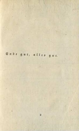 Ende gut, alles gut