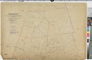 Ochtrup (Ochtrup), Flurbereinigung Bauerschaft Weiner, Bl. 1 Zuteilungskarte Ochtrup Flur 42