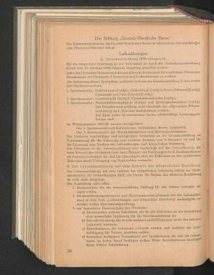 Die Stiftung "Deutsch-Nordische Burse"