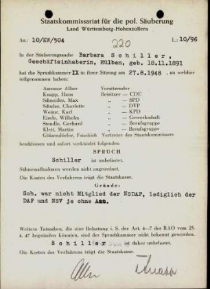 Schiller, Barbara