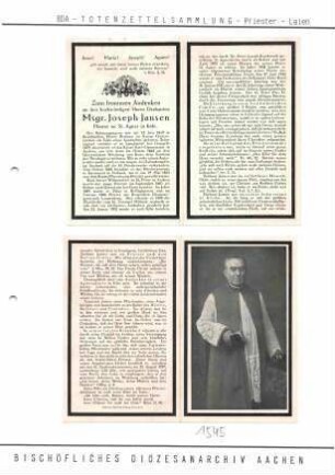 Jansen, Msgr. Joseph