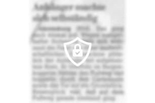 Anhänger machte sich selbständig