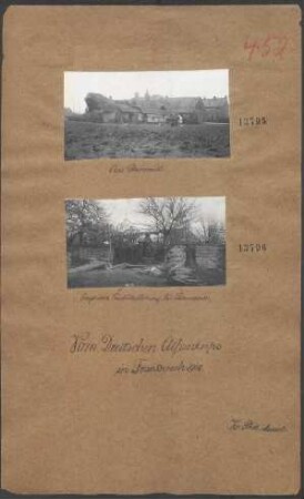 Englische Geschützstellung bei Steenwerk