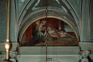 Psyche vor dem schlafenden Amor