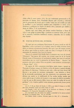 III. Poetas jóvenes del interior