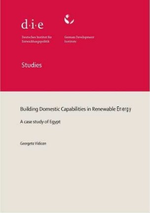 Building domestic capabilities in renewable energy : a case study of Egypt
