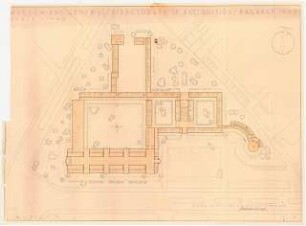 Antikenmuseum, Bagdad - Museum and Directorate General of Antiquities, Baghdad: Lageplan Raumprogramm 1:500