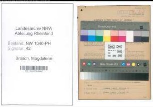 Entnazifizierung Magdalene Brosch , geb. 14.10.1903 ()