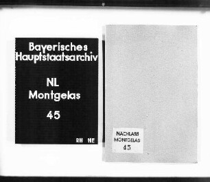 Fürstenbriefe an Montgelas