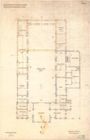Fischer, Theodor; Dortmund; Börse - Grundriss EG