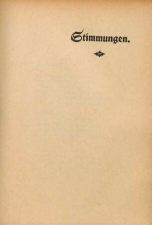 Stimmungen