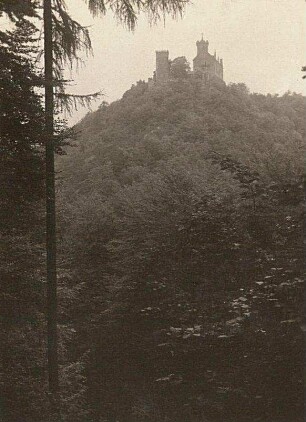 Thüringen. Eisenach. Wartburg von Süden