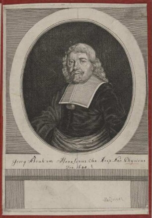 Bildnis des Georg Abraham Mercklinus