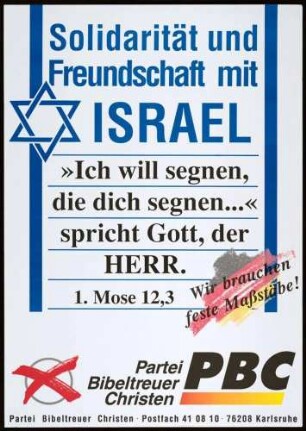 PBC, Europawahl 1999