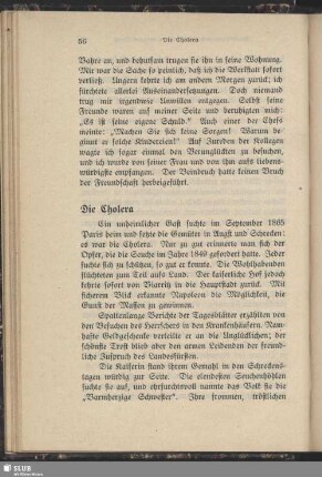 Die Cholera