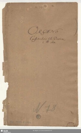 Confitebor - Mus.1739-E-523 : V (5), Coro, orch - A