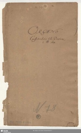 Confitebor - Mus.1739-E-523 : V (5), Coro, orch - A