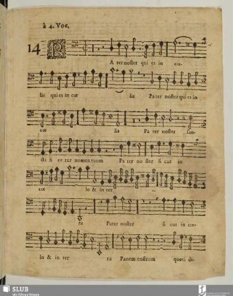 14. Pater noster