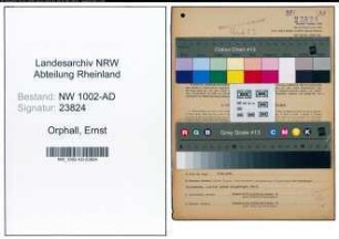 Entnazifizierung Ernst Orphall, geb. 08.08.1913 (Sparkasseninspektor)