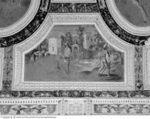 Die vier Jahreszeiten und die vier wichtigsten Bauten von Pius IV., Die vier wichtigsten Bauten des Pius IV.: Die Casina und das Belvedere im Vatikan, die Porta del Popolo und der Quirinal