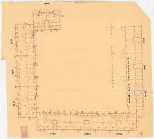 Siedlung Attilahöhe, Berlin-Tempelhof: Manteuffelstraße, Arnulfstraße, Totilastraße: Grundriss 1. - 3.OG