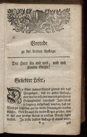 Vorrede zu der dritten Auflage.