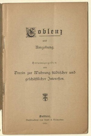 Coblenz und Umgebung