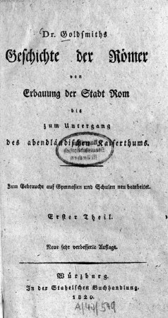 Theil 1, [Schülerbd.]: [Theil 1, [Schülerbd.]]