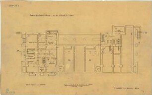 Fischer, Theodor; Kiel; Studentenheim Seeburg - Grundriss Keller