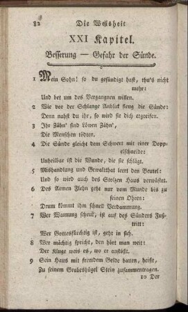 XXI Kapitel. - XXVIII Kapitel.