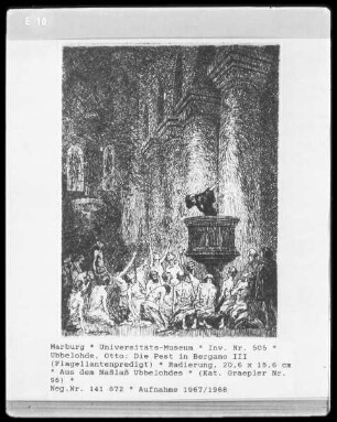 Die Pest in Bergamo III (Flagellantenpredigt)