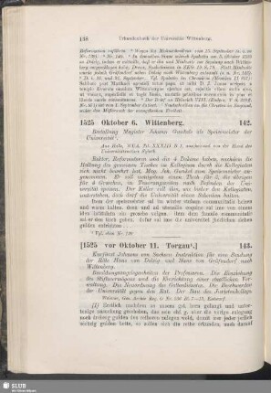 142. 1525, Oktober 6. Wittenberg