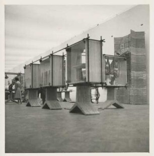 X. Triennale Mailand, Deutsche Abt., Architekt Egon Eiermann