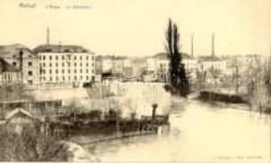 Überschwemmung der Aisne in der französischen Stadt Rethel