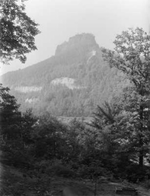 Lilienstein von Königstein aus