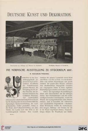 Die nordische Ausstellung zu Stockholm 1897, [2]