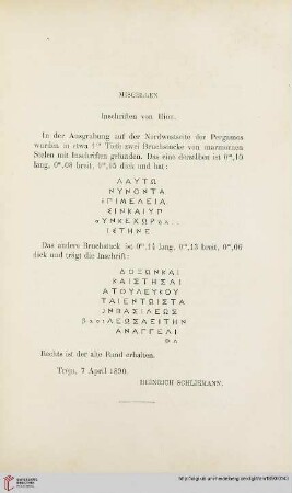 15: Inschriften von Ilion, [1]