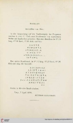 15: Inschriften von Ilion, [1]