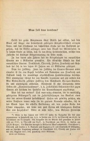 Friede und Abrüstung : Ein praktischer Vorschlag von ...