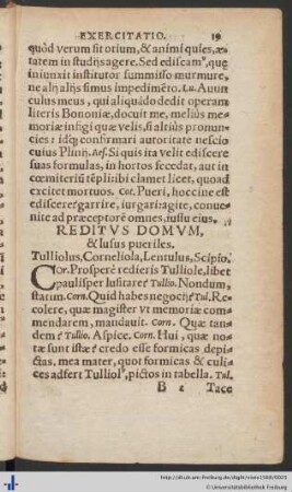 Reditus Domum & lusus pueriles.