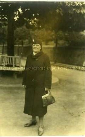 Frau im Park