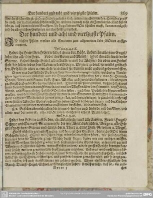Der hundert und acht und viertzigste Psalm
