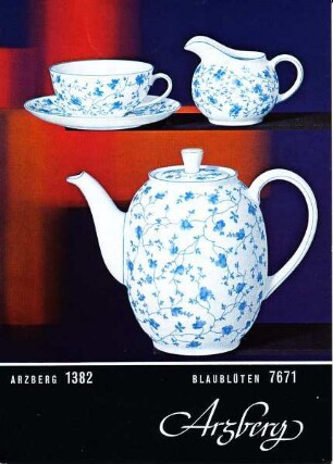 Produktprospekt "Arzberg 1382 Blaublüten 7671"