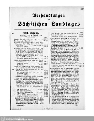 197. Sitzung