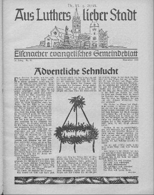 Adventliche Sehnsucht / Erich Kiel