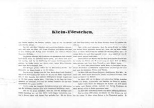 Kleinförstchen