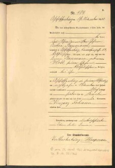 Standesamtsbuch der Stadt Aschaffenburg: Geburten 365/1900 - 184/1901