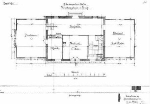 Bad Teinach: Empfangsgebäude Erdgeschoß
