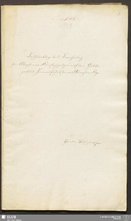 Beschreibung und Berechnung des Abrahamer Kunstgezeuges auf dem Grubengebäude Himmelfahrt sammt Abraham Fdgr. - 18.7566 4.